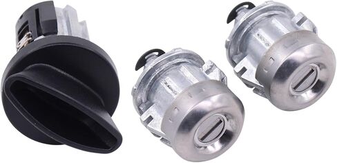 MOTOKU Ignition Switch and Front Left Right Side Door Lock Cylinder with Exterior Door Handles Set for Ford F-250 F-350 F-450 F-550 Super Duty 1999-2016 Excursion 2000-2005 in Saudi Arabia
