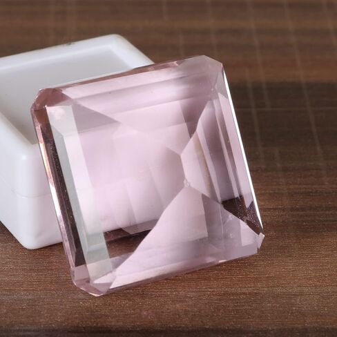 حجر كريم توباز وردي صغير من GEMHUB مقاس خاتم مربع تقريبًا 90-110 قيراط in Saudi Arabia