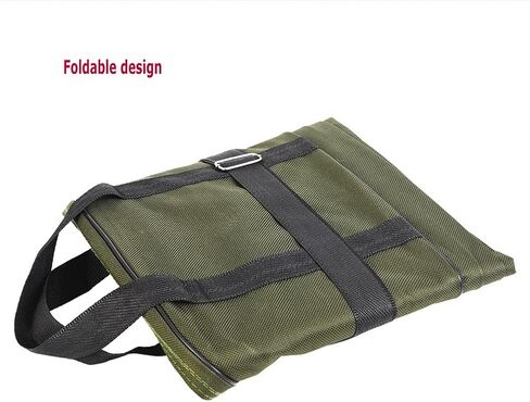 Fishing Rod Case 2 Layers Fishing Rod Bag Portable Folding Fishing Rod Carrier Case Fishing Reel Tackle Storage 80cm/32 inches in Saudi Arabia