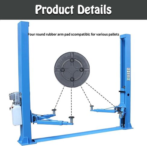 4 قطع من وسادات الذراع المطاطية المستديرة للسيارة، ملحقات رفع السيارة شديدة التحمل، وسادات ذراع رفع لرافعة الشاحنات الأوتوماتيكية، وسادة رافعة أرضية، وسادة رافعة مطاطية (130 × 28 مم) in Kuwait