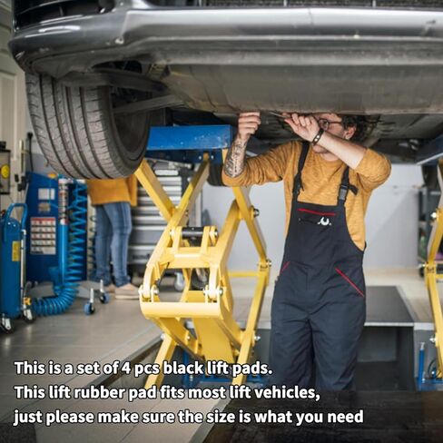 4 قطع من وسادات الذراع المطاطية المستديرة للسيارة، ملحقات رفع السيارة شديدة التحمل، وسادات ذراع رفع لرافعة الشاحنات الأوتوماتيكية، وسادة رافعة أرضية، وسادة رافعة مطاطية (130 × 28 مم) in Kuwait