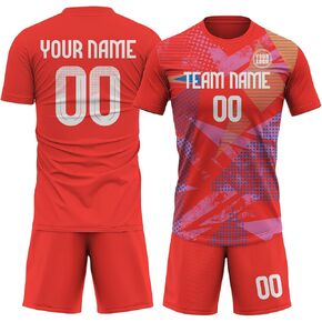 Custom Soccer Jersey Men Women Youth Boys, Athletic Shirts with Name Number Logo, Goalie Jersey Camisetas de Futbol Set in Saudi Arabia
