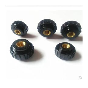 Hand TighteThumb Nut,Knob Thumb Nut Plastic Round Knurled Plum Bakelite Hand Tighten Nuts Knob Thumb Nut(M4 5PCS) in Saudi Arabia