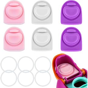 4 Sets Replacement Lid Rubber Seal Stopper and O Ring Gasket Compatible with Owala FreeSip 24 32 oz,Water Bottle Top Insert Cap Parts for Owala 16/19/24/25/32/40oz Mouthpiece Accessories HB1 in Saudi Arabia