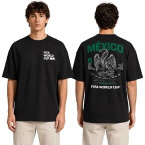 Outerstuff Men's FIFA World Cup 2026 Mexico Stadium Black Premium Cotton Tee in Saudi Arabia