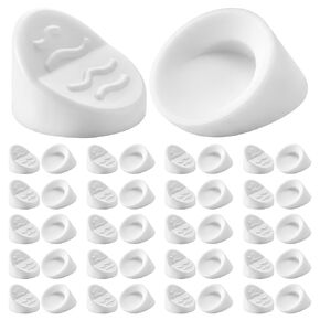 Thinp 50 Pcs Entry Door Frame Plugs, Screw Hole Plugs for Entry Doors, Diameter 5/16" X 1/4", Silicone Door Screw Hole Plug Compatible with ODL/Western Reflection Frame, White in Kuwait