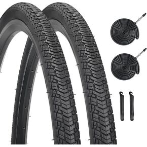 2 Pack 700-32C Bike Tire, YILUXING Foldable 700C Bicycle Tire and Tubes for City Bike Commuter Bike Hybrid Bike in Kuwait