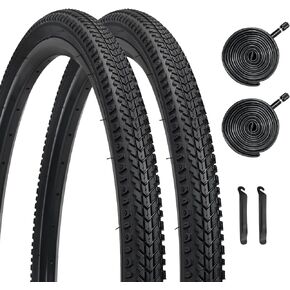 26X1.5 Bike Tire，YILUXING 2 Pack Replacement 26" Bicycle Tire with Tubes s for City Bike, Mountain Bike, MTB in Kuwait