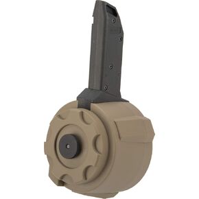 Evike Airsoft - Angel Custom 1500 Round Thunderstorm Electric Winding Drum Airsoft Mag (Model: Vector/Dark Earth) in Saudi Arabia