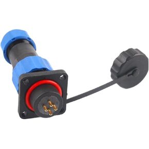 Cable connector square plug socket SP16 male and female welding docking 2 3 4 5 6 7 9 pins(SP16-7S) in Kuwait