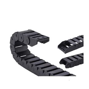 1PCS Cable Chains 15x20 15x30 18x25 18x37 mm Bridge Type Non-Opening Plastic Towline Transmission Drag Chain(38mm,18x37 mm) in Saudi Arabia