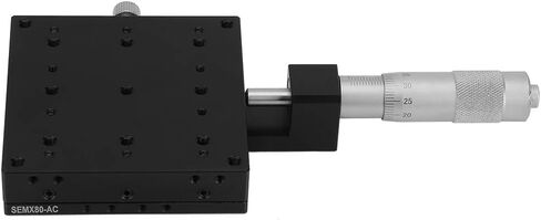JTLB X Linear Stages Manual X Axis Linear Stage Axis Sliding Table 80 80mm Micrometer Fine Tuning Cross Roller Stage with Guide for Positioni in Kuwait