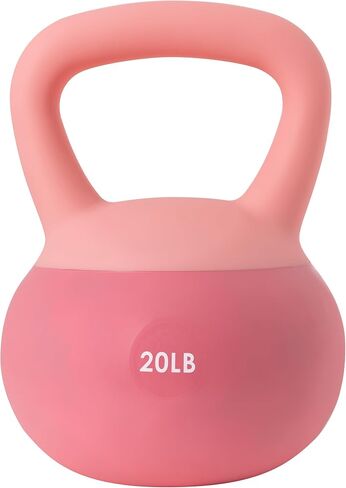 ALTLER Soft Kettlebell 10-50LBS تدريبات القوة الآمنة Kettlebell الوزن قبضة مضادة للانزلاق للتدريبات المنزلية والرجال / النساء / المبتدئين in Kuwait