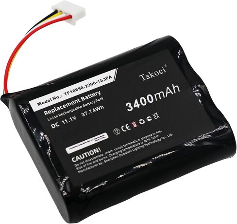 بطارية بديلة بقدرة 3400 مللي أمبير في الساعة Stockwell I متوافقة مع مكبر صوت بلوتوث TF18650-2200-1S3PA 11.1 فولت in Kuwait
