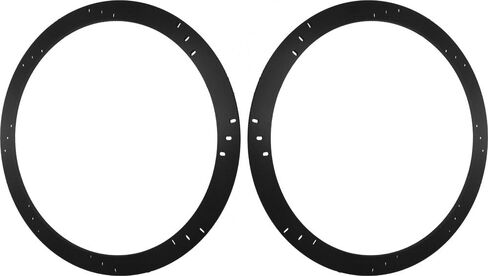 10" Subwoofer Speaker Spacers Depth Extender Extending Rings - 1/8" thick - ID: 9 1/8" OD: 10 7/8" - 1 Pair - SSK10N - Stackable - Perfect For Framing Fiberglass Enclosures in Kuwait