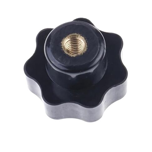 Hand TighteThumb Nut,Knob Thumb Nut Plum Hand Tighten Nuts Handle Thread Star Mechanical Black Thumb Nuts Clamping(M5x25) in Saudi Arabia