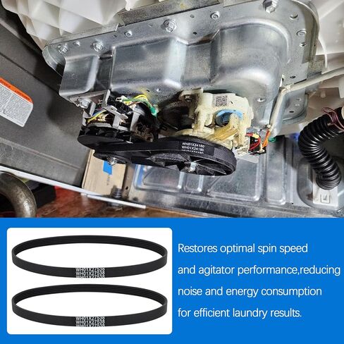 WH01X27538 Washer Drive Belt, Replacement for GE & Hotpoint GTW HTW Series Washers in Kuwait
