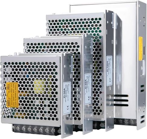 مصدر طاقة مزدوج الإخراج D-100/350/500W مجموعتان من الإيجابية والسلبية ± 5V + 12V-24V + 15V متعدد الجهد (D-350F15 + 15V11.6A -15V11.6A) in Kuwait