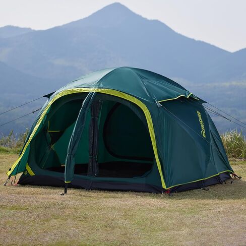 EchoSmile Tents for Camping, Waterproof Windproof Tent with Multi-Pole, 3-5 Person Spacious Dome Tent with Expandable Space for Shoes, Packs & Wet Items, Easy Setup Tent for Camping & Hiking in Kuwait