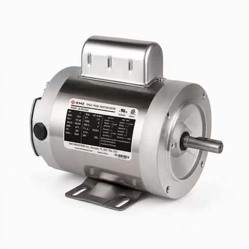 محرك رفع القارب 1 HP، وجه C صلب 56C، 115/230 فولت، يستبدل 6439191252 | توفر القاعدة الصلبة، والهيكل الفولاذي المقاوم للصدأ، وتصميم TENV تثبيتًا ثابتًا وحماية إضافية للاستخدام على رصيف السفن. in Kuwait