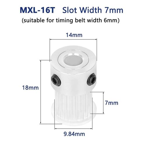 16T MXL توقيت بكرة تتحمل 4 5 6 6.35 مللي متر 16 عجلات الأسنان ملحقات الطابعة ثلاثية الأبعاد لعرض الحزام 6 مللي متر 10 مللي متر K نوع 1 قطعة (6.35 مللي متر ، 11 مللي متر) in Kuwait