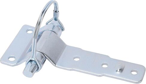 VINGVO D Type Removable Steel T Strap Hinges, Zinc Plated Trailer Door Hinges, Suitable for Trailers, Trucks, Caravans in Kuwait