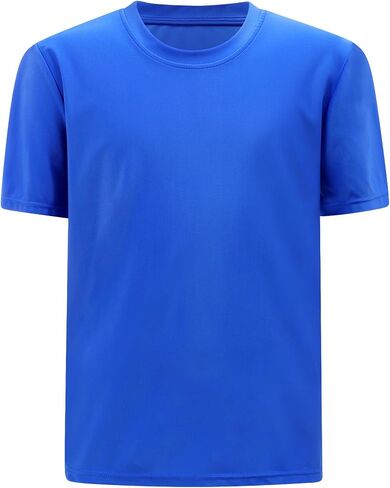 قمصان Lovekider Boys Neon الرياضية - تي شيرت رياضي ممتص للرطوبة جاف للأطفال من عمر 7 إلى 14 عامًا، لكرة القدم وصالة الألعاب الرياضية والتدريب in Kuwait