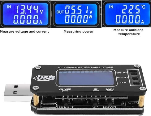 وحدة تنظيم الطاقة KEAcvise DC-DC CNC USB Boost/Buck، محول قابل للتعديل 3.5 فولت-12 فولت إلى 1.0 فولت-24 فولت مع الفولتميتر الرقمي واختبار البطارية، طاقة 2-3 وات in Kuwait
