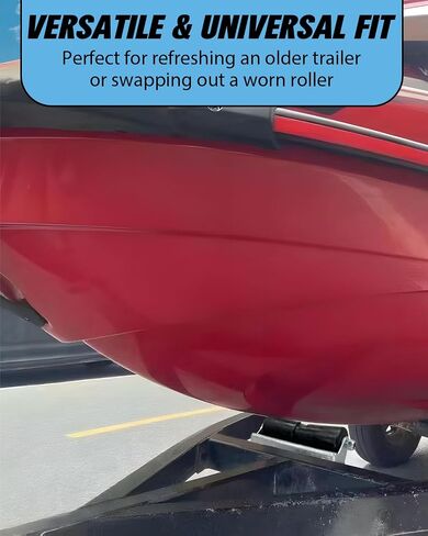 بكرة مقطورة القارب مع الأقواس 8 "10" 12 "الفولاذ المجلفن والأسطوانة المطاطية السوداء لمقطورة القارب in Kuwait