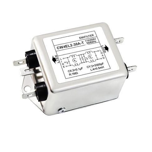 Single-Phase EMI Filter AC 110/220V/250V EMI Purification CW4EL2-10/20/30A-T Power Supply Filter(CW4EL2-30A-T 30A) in Saudi Arabia