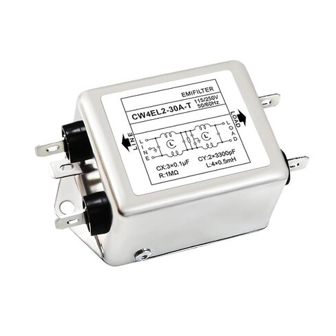 Single-Phase EMI Filter AC 110/220V/250V EMI Purification CW4EL2-10/20/30A-T Power Supply Filter(CW4EL2-30A-T 30A) in Saudi Arabia
