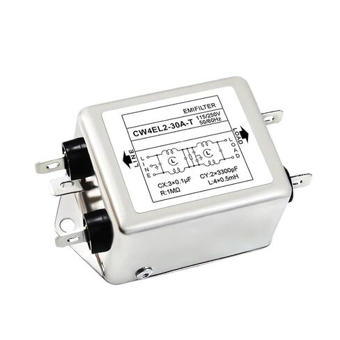 Single-Phase EMI Filter AC 110/220V/250V EMI Purification CW4EL2-10/20/30A-T Power Supply Filter(CW4EL2-30A-T 30A) in Saudi Arabia