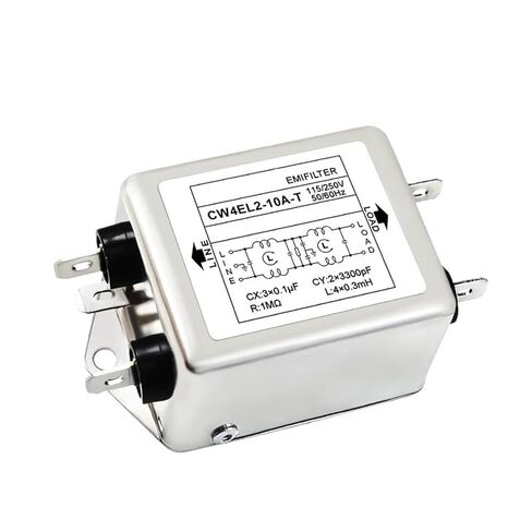 Single-Phase EMI Filter AC 110/220V/250V EMI Purification CW4EL2-10/20/30A-T Power Supply Filter(CW4EL2-30A-T 30A) in Saudi Arabia
