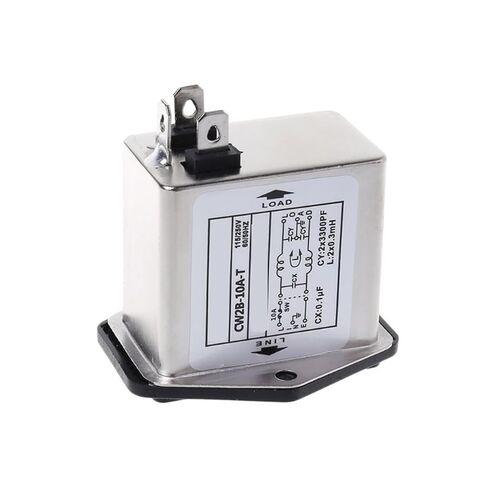 CW2B-10A-T EMI Power Filter Single Phase Socket Line-Conditioner AC 115/250V in Kuwait