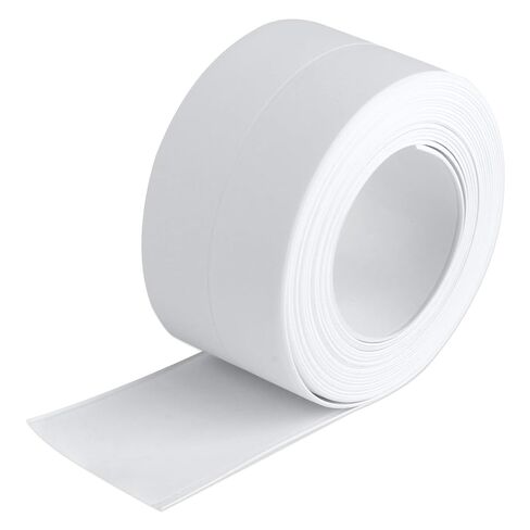 10.5FT Waterproof Caulk Strip, Adhesive White Sealing Tape for Bathroom Kitchen Wall Decor and Countertop Shower Wall Protector, Renter Friendly in Kuwait