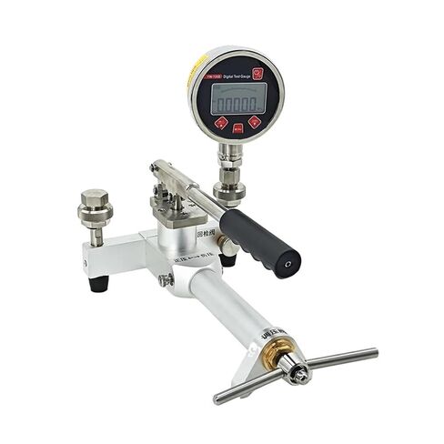 Pressure Calibration Table Manual Hydraulic Portable Handheld Pneumatic Comparison Test Pump Air Pressure Source Calibrator(-0.095 to 4MPa Pump) in Kuwait
