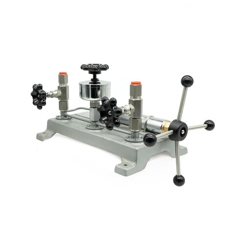 Pressure Calibration Table Manual Hydraulic 60MPa Precision Hydraulic Pressure Gauges Calibration Machine Oil Pressure Gauge Calibrator(-0.082 to 6MPa) in Kuwait