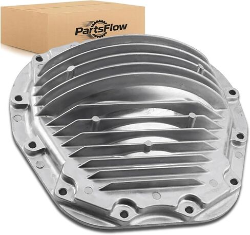 697-725 Aluminum Rear Differential Cover Finned Compatible with Ford F250 F350 Super Duty 2008 2009 2010 V8 6.4L 10.5 Inch Ring Gear Replace 8C3Z4033A in Kuwait