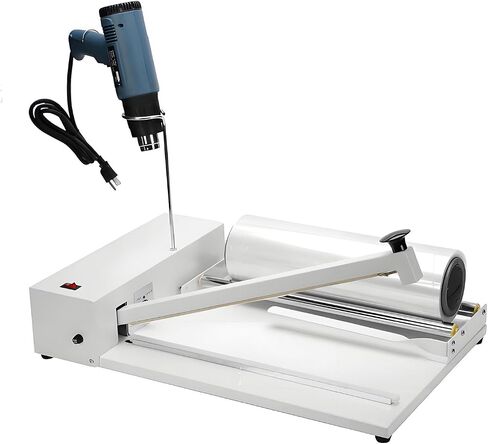 Heat Sealing Machine,Shrink Wrapping Machine, with Heat Gun 2000W Heat Sealing Machine Shrink Wrapping Machine (600mm) in Kuwait