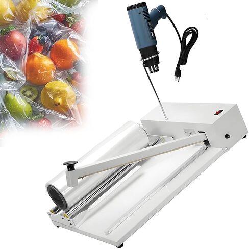 Heat Sealer Machine, Shrink Wrap Machine with Heat Gun, Levels Temperature Adjustment,for Thick Film/pe Film/pof Film (450mm) in Kuwait