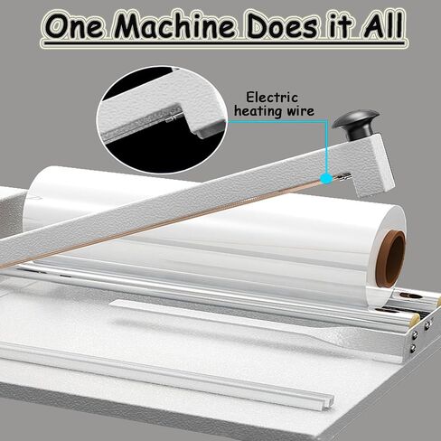 Heat Sealer Machine, Shrink Wrap Machine with Heat Gun, Levels Temperature Adjustment,for Thick Film/pe Film/pof Film (450mm) in Kuwait