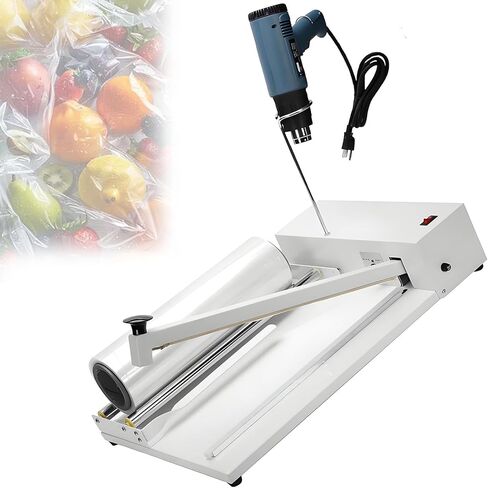 Heat Sealer Machine, Shrink Wrap Machine with Heat Gun, Levels Temperature Adjustment,for Thick Film/pe Film/pof Film (450mm) in Kuwait