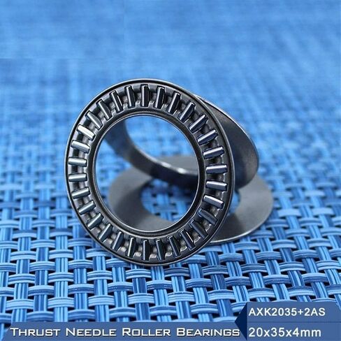 TMP1105 AXK2035 + 2AS 10 Pcs Thrust Needle Roller Bearing AXK Series with 2AS2035 Washers AXK1104 889104 NTB2035 Bearings 20x35x4mm in Kuwait