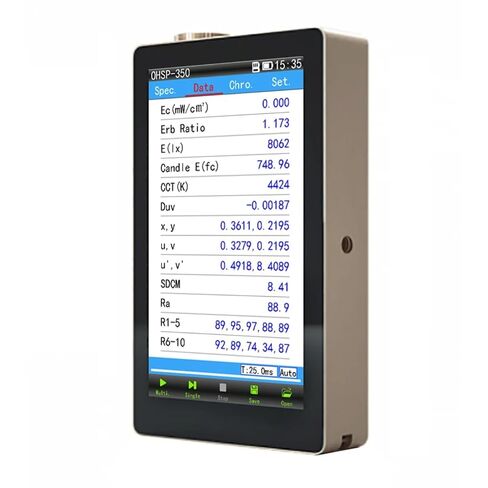 OHSP350 مقياس الطيف الضوئي CCT CRI مقياس الإضاءة مع برامج الكمبيوتر (带软件的OHSP350) in Kuwait