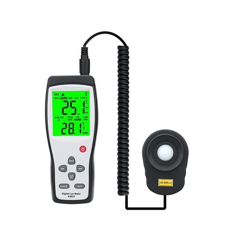 Spectrometer, Digital Lux Meter Brightness Tester Spectrophotometer Photometer Spectrometer High Precision Light Meter 1-200.000lux in Kuwait