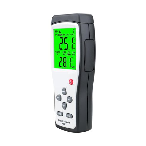 Spectrometer, Digital Lux Meter Brightness Tester Spectrophotometer Photometer Spectrometer High Precision Light Meter 1-200.000lux in Kuwait