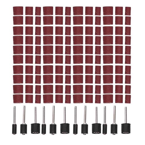 FILFEEL 132-Piece Aluminum Alloy Sanding Bands Set for Woodworking and Metal Polishing - Sander Tool Kit in Kuwait