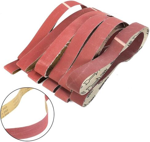 6pc Set of Fine Grit Sanding Belts Each 2 x 72, Suitable for Portable Sanders and Multiple Surfaces in Kuwait