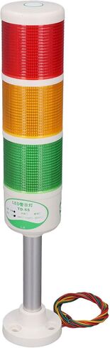 LED Stack Tower Light Industrial Warning Column Signal Indicator Lamp for CNC Machine Tool Equipment Aluminum Alloy and ABS (12V) in Kuwait
