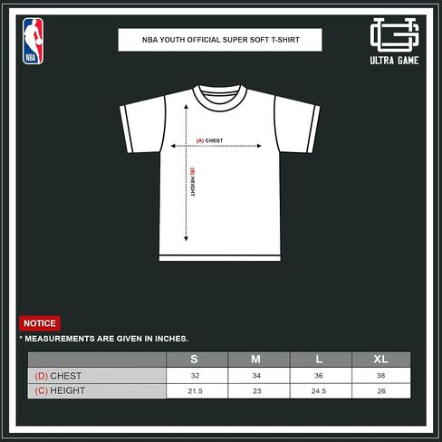 مجموعة تي شيرت Ultra Game Youth NBA الرسمية القياسية فائقة النعومة مكونة من قطعتين in Kuwait